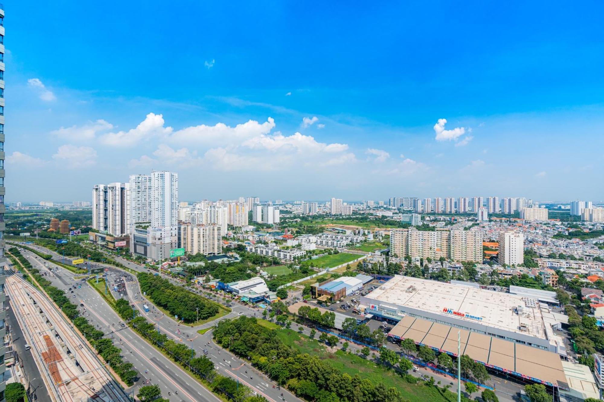 Ambihome 3Br 2Wc In Masteri Thao Dien District 2 โฮจิมินห์ซิตี้ ภายนอก รูปภาพ